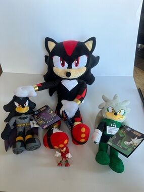 Shadow the Hedgehog Plush - Black and Red Stuffed Toy